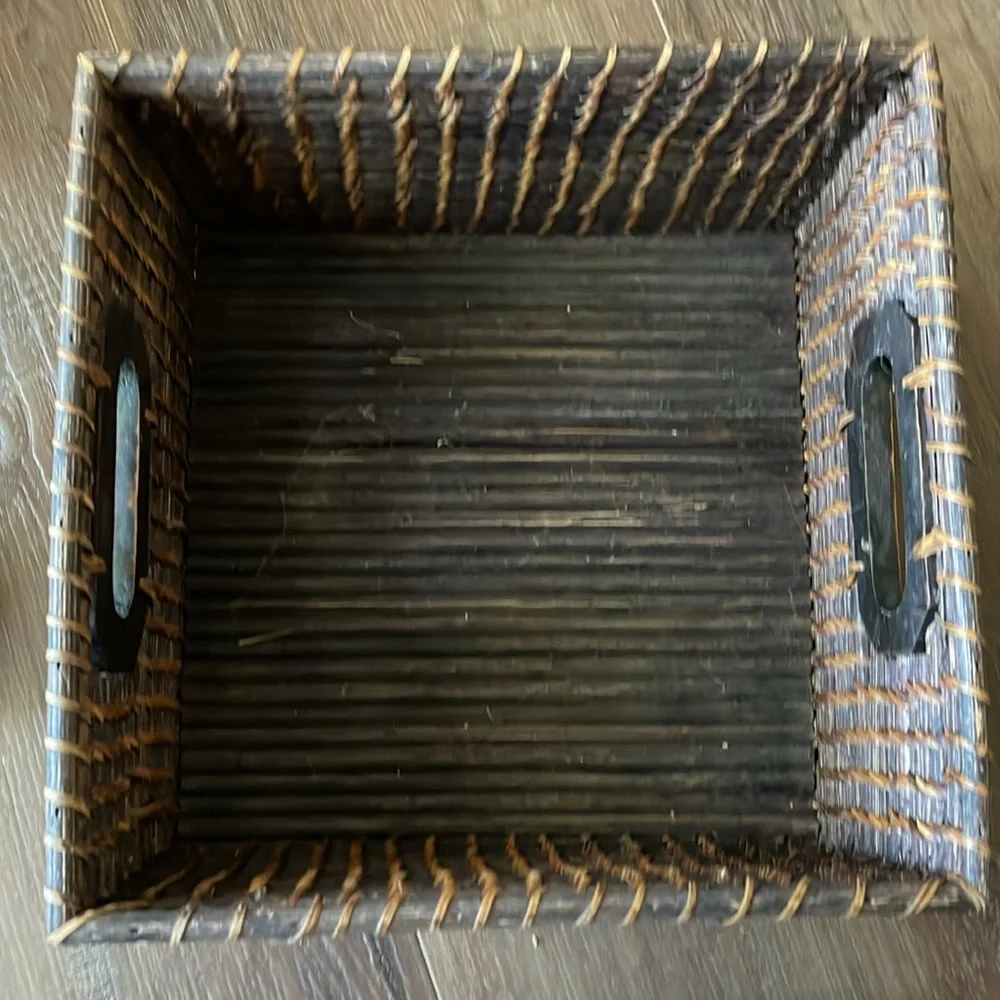 Brown square storage box